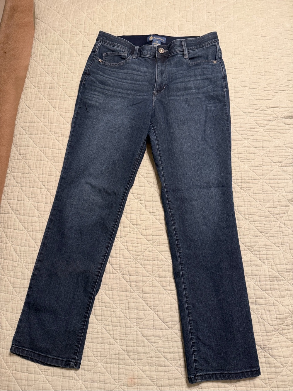 Democracy Women’s Skinny Jeans in Dark Blue Wash